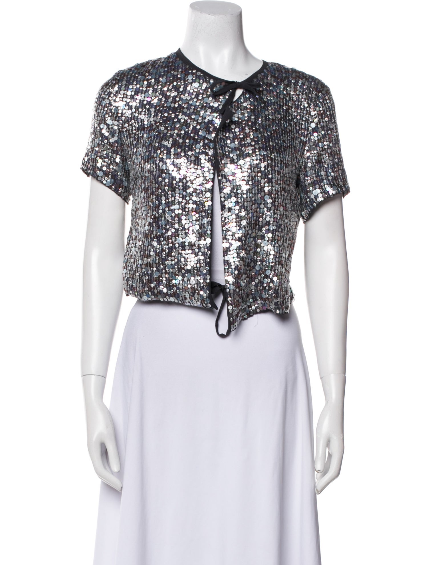 Dries Van Noten Silk Printed Vest