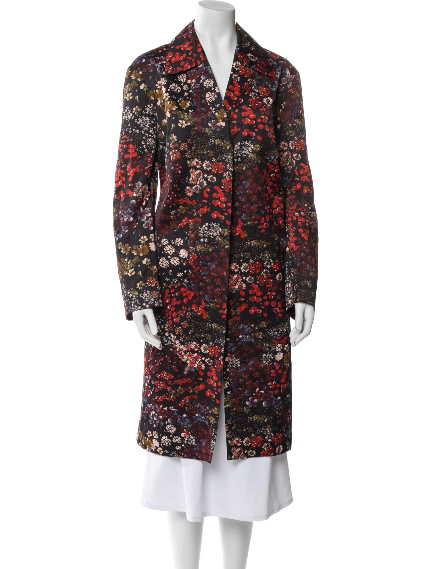Dries Van Noten Floral Print Coat w/ Tags