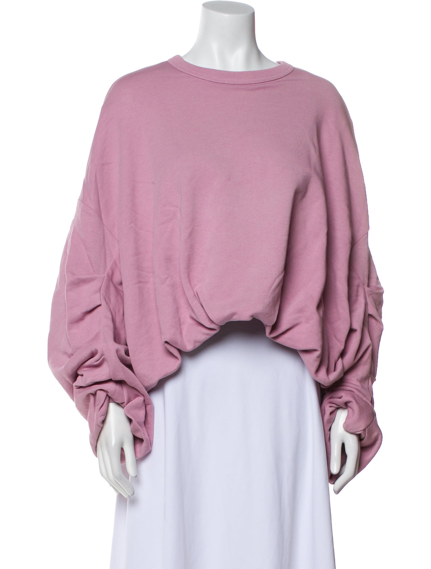 Dries Van Noten Bateau Neckline Long Sleeve Crop Top w/ Tags