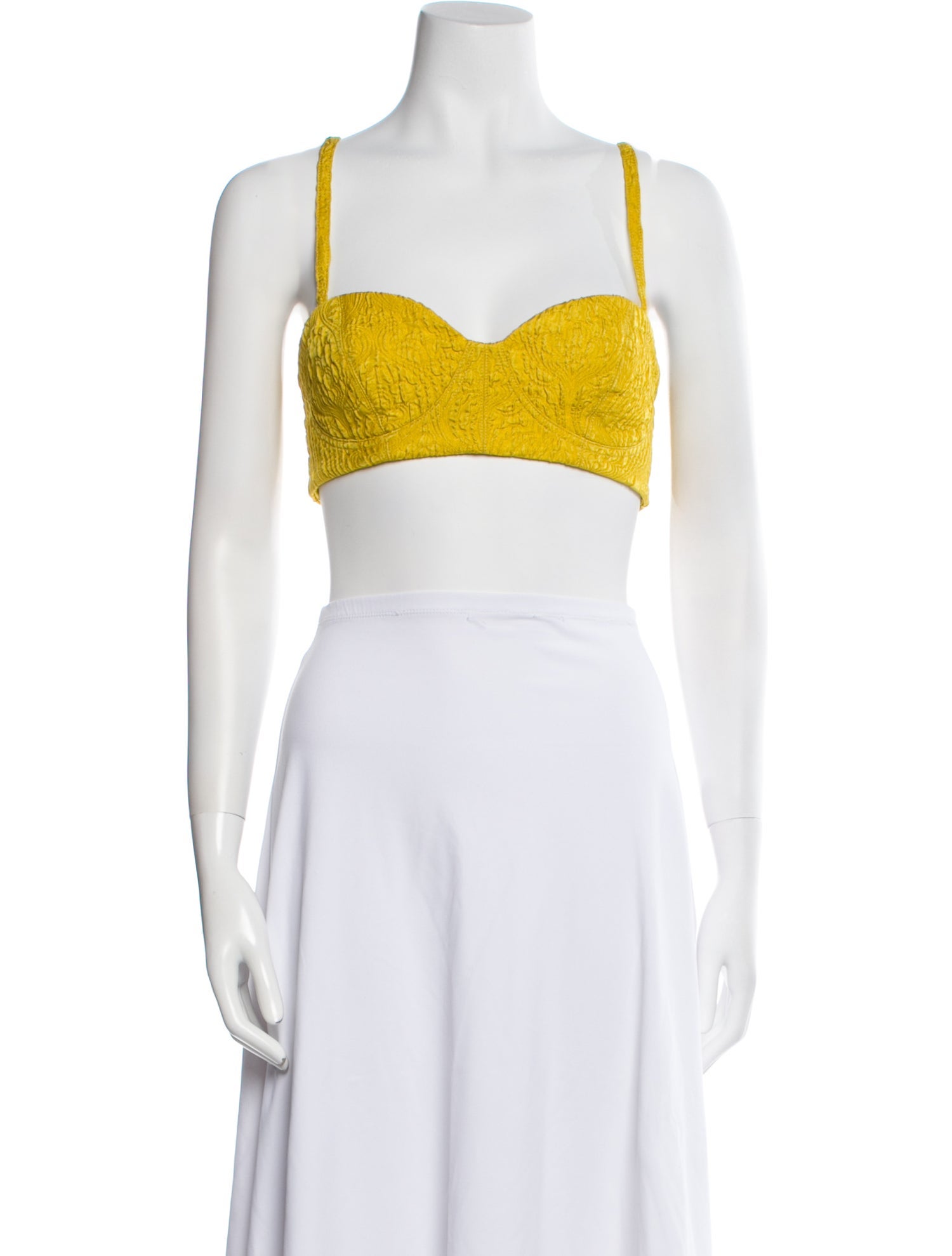Dries Van Noten V-Neck Sleeveless Crop Top