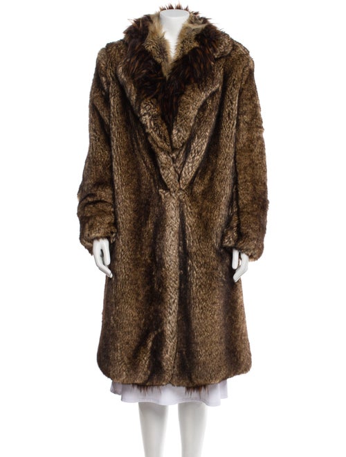 Dries Van Noten Faux Fur Faux Fur Coat