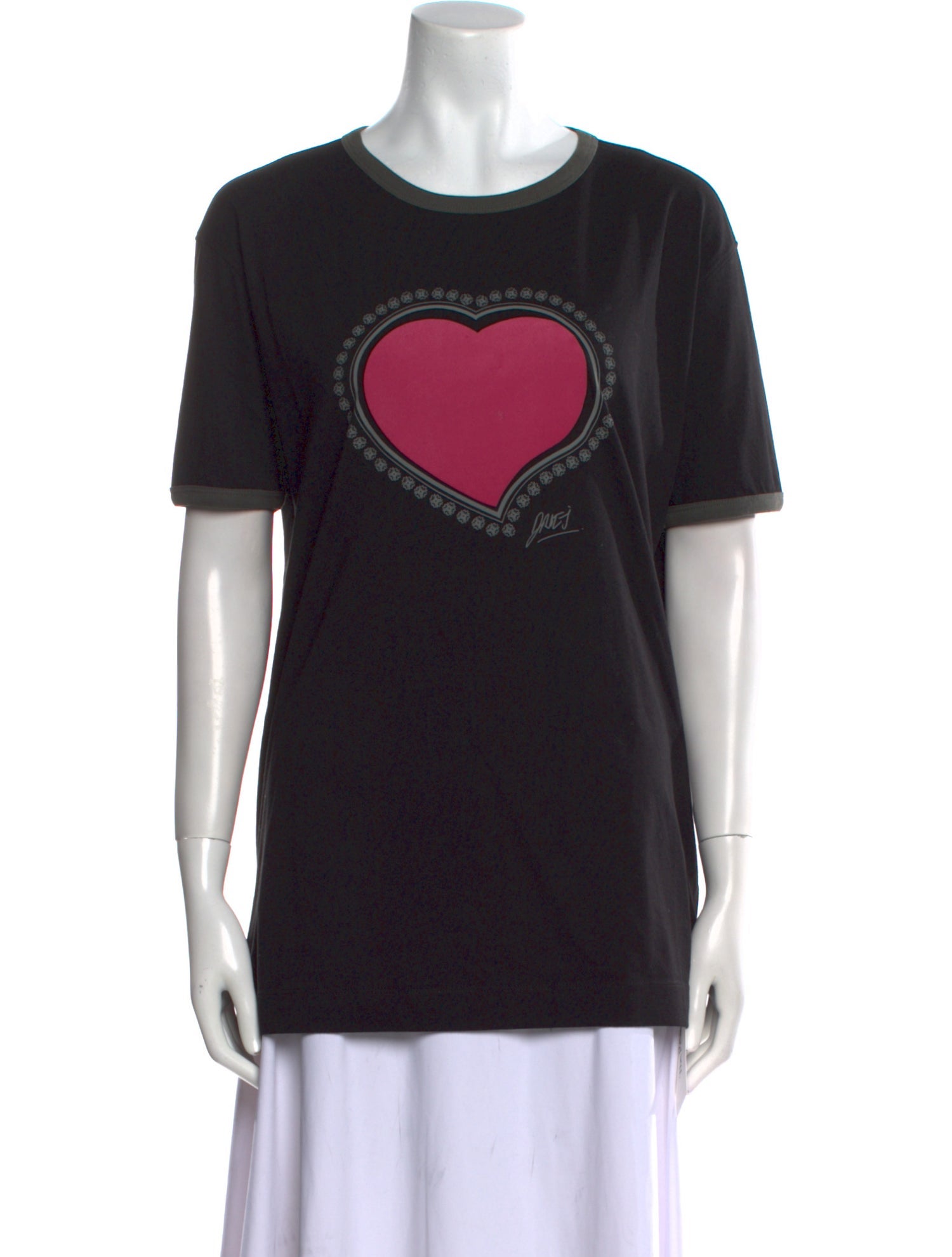 Dries Van Noten Graphic Print Crew Neck T-Shirt