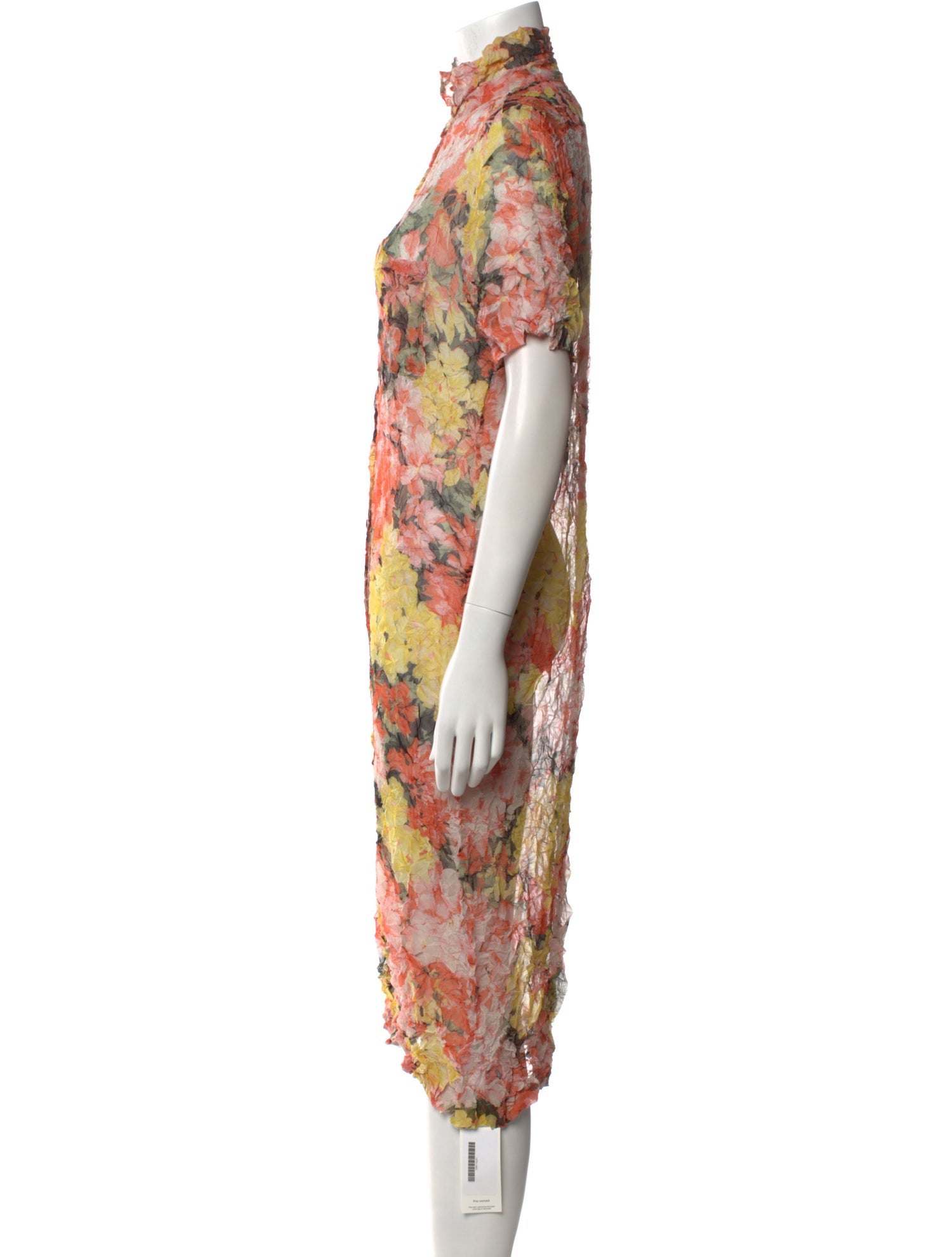 Dries Van Noten Floral Print Midi Length Dress