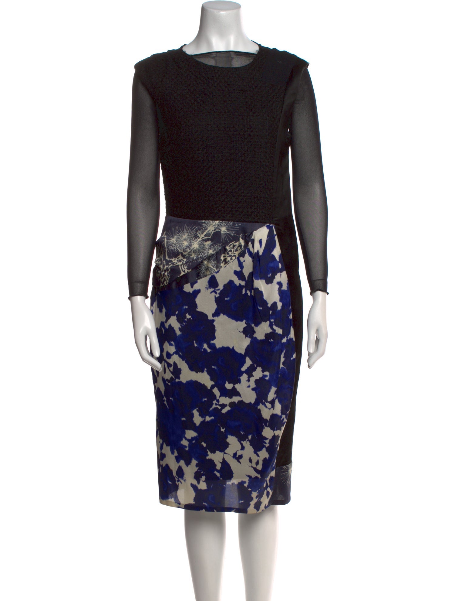 Dries Van Noten Wool Midi Length Dress