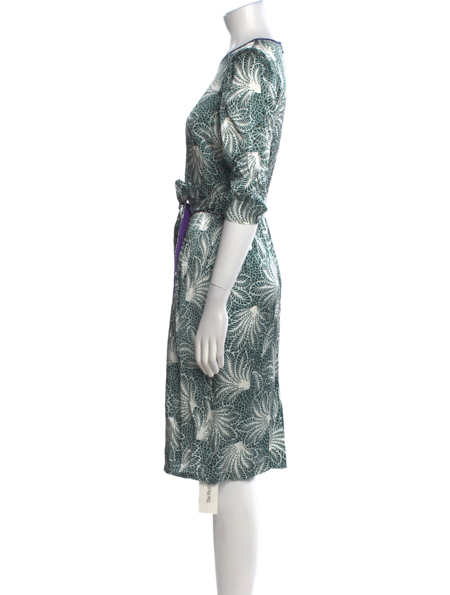 Dries Van Noten Printed Knee-Length Dress