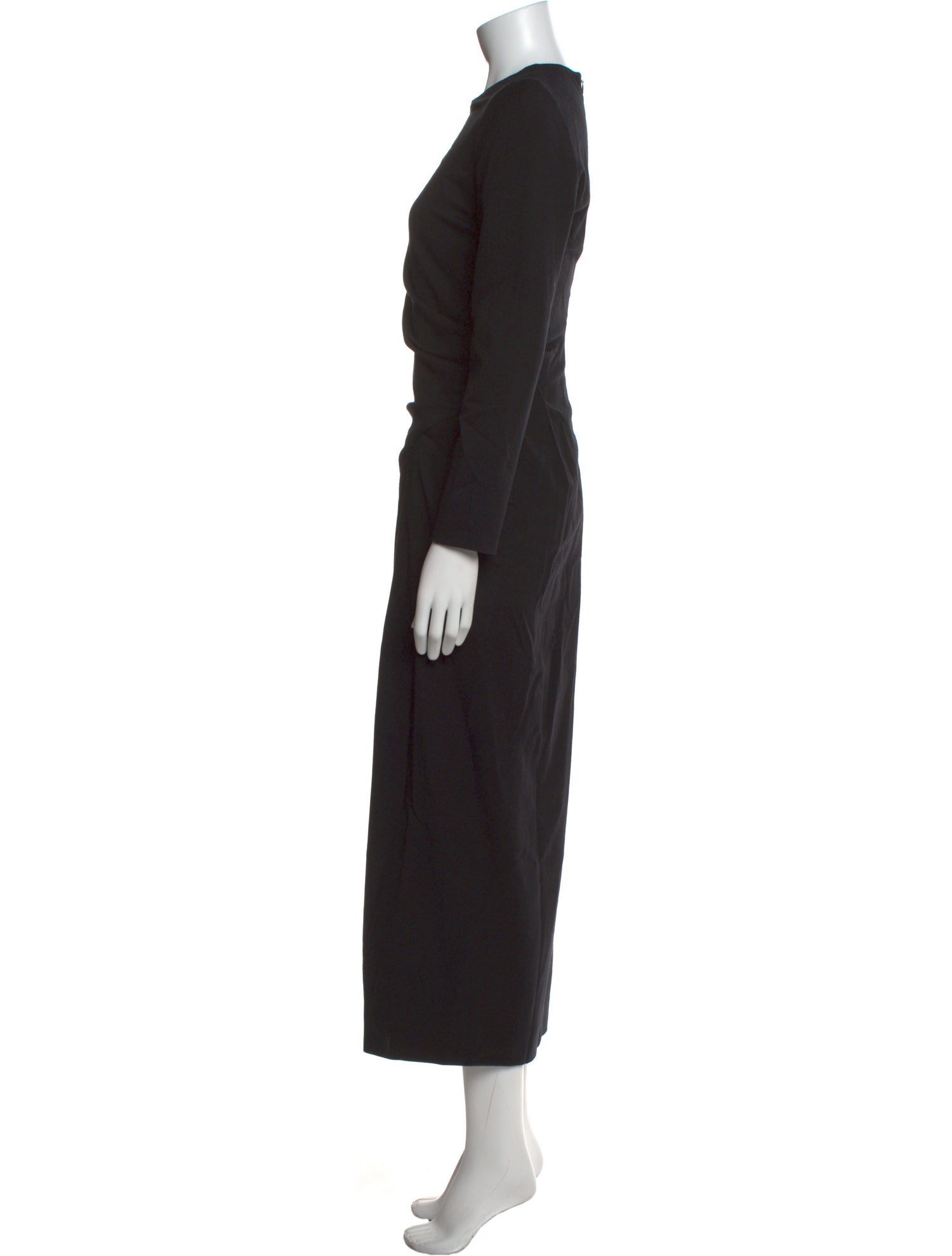 Dries Van Noten Crew Neck Long Dress