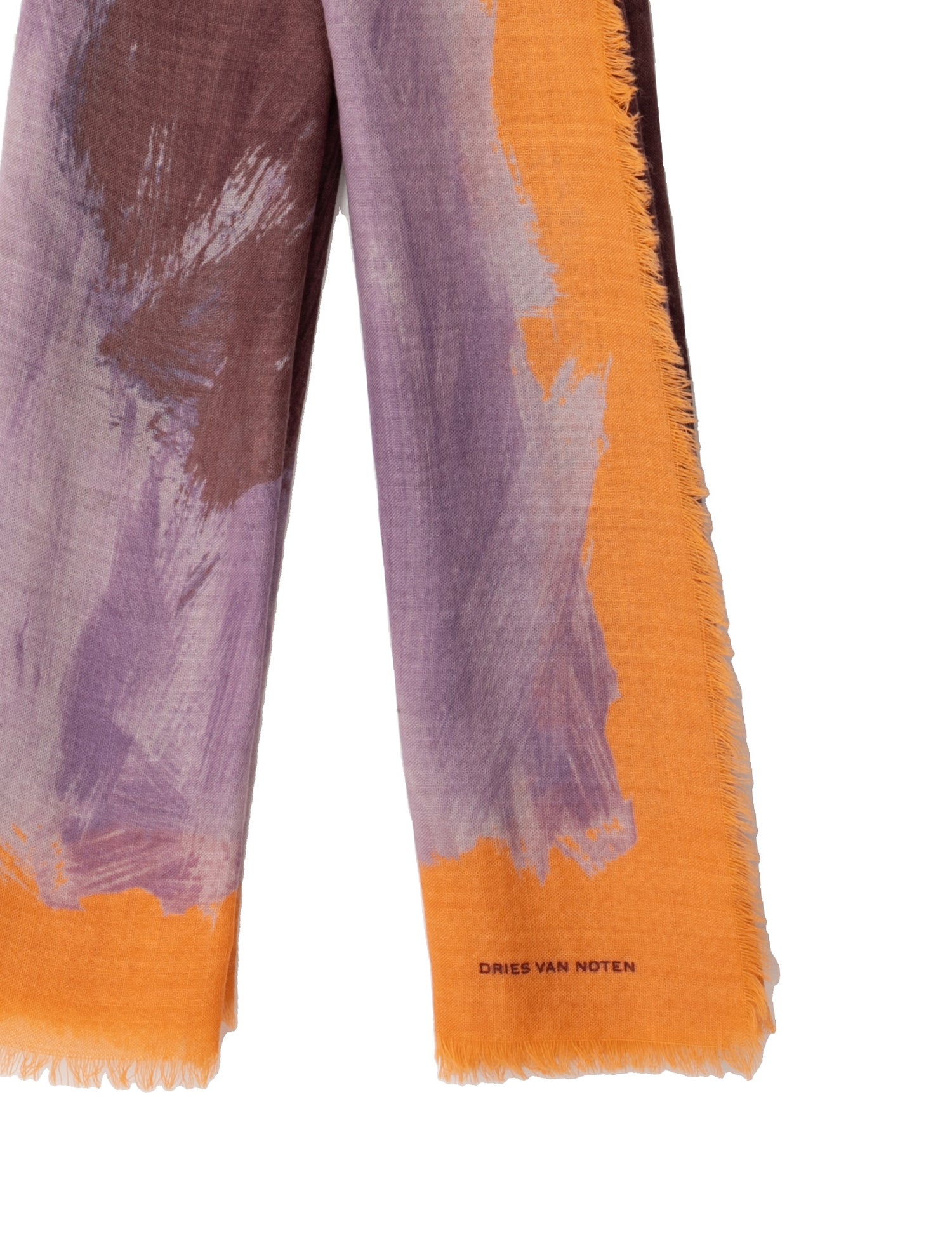 Dries Van Noten Silk Printed Scarf