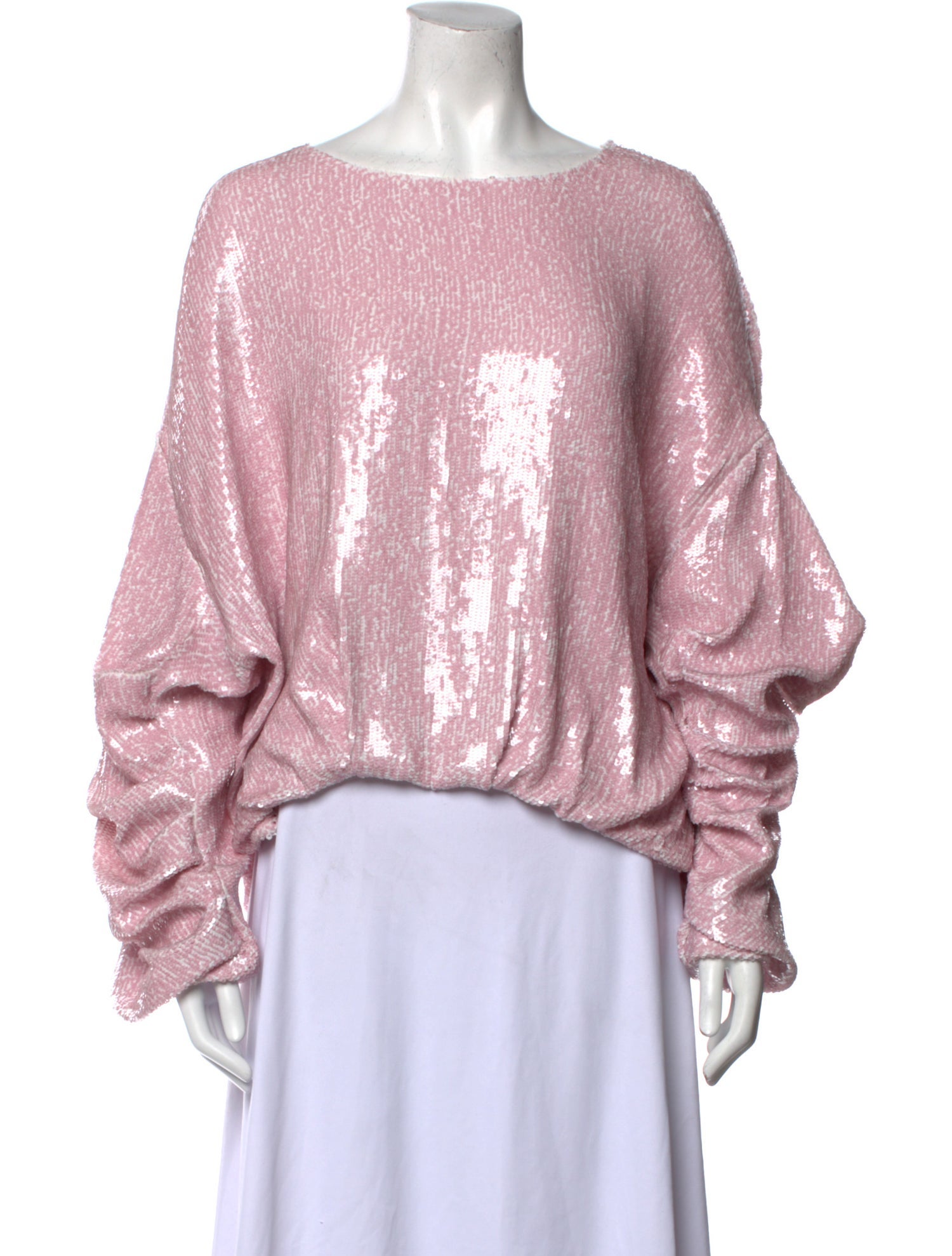 Dries Van Noten Bateau Neckline Long Sleeve Crop Top w/ Tags