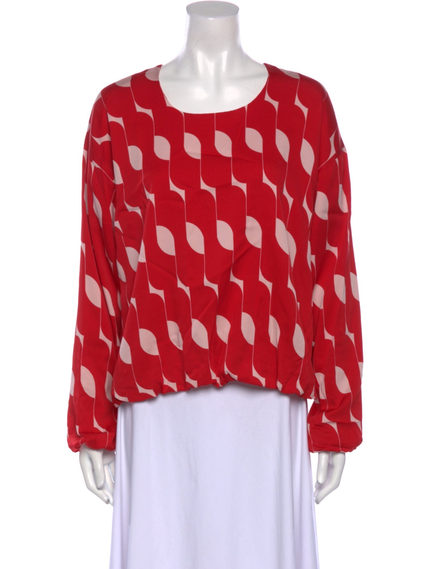 Dries Van Noten Silk Printed Blouse