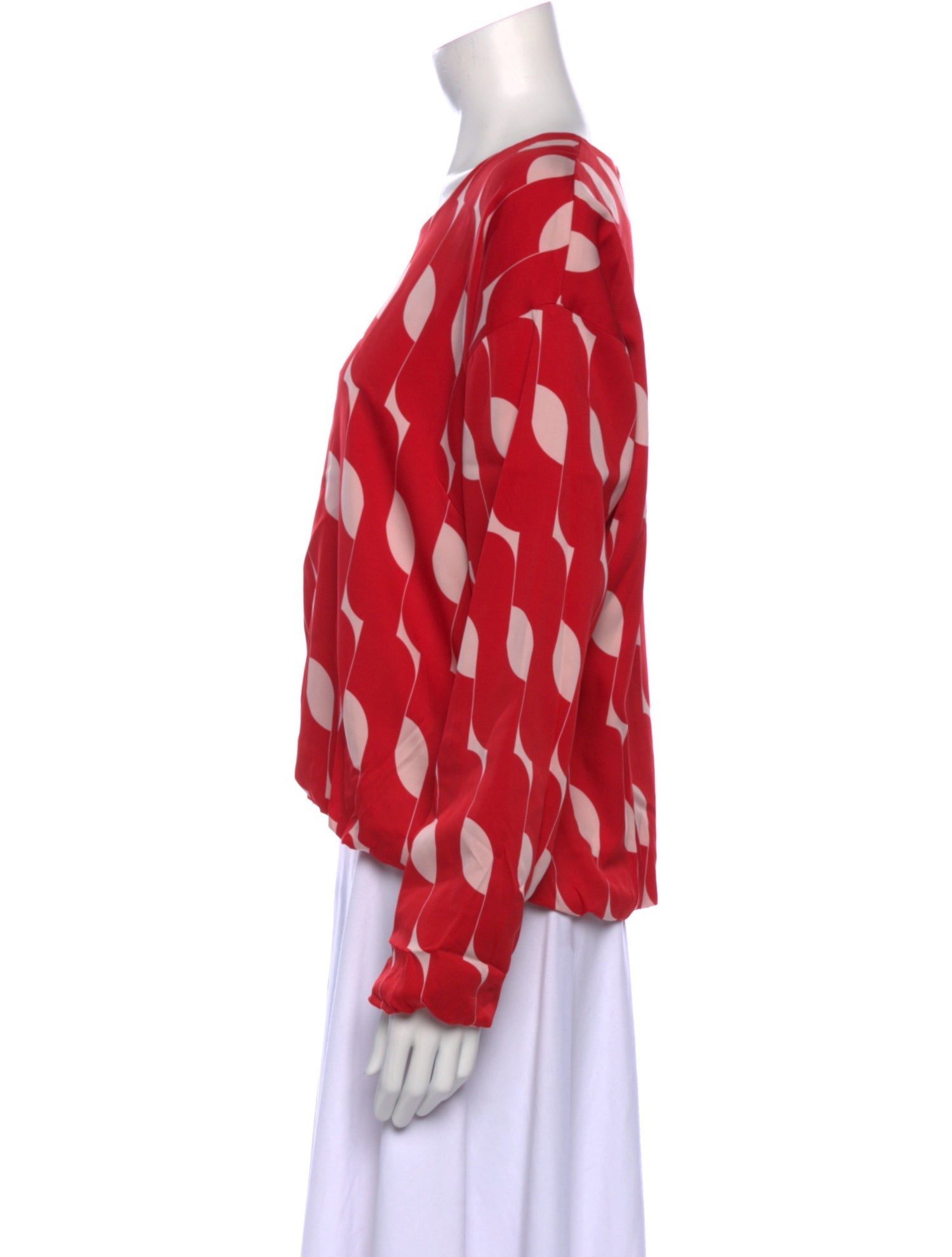 Dries Van Noten Silk Printed Blouse