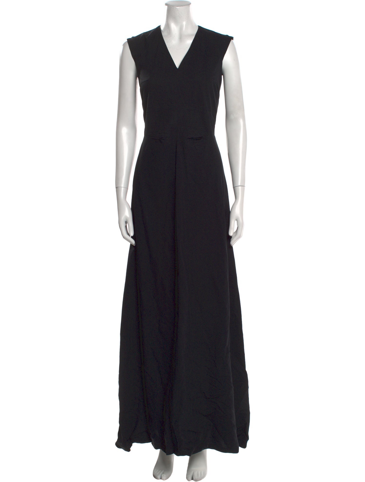 Dries Van Noten V-Neck Long Dress