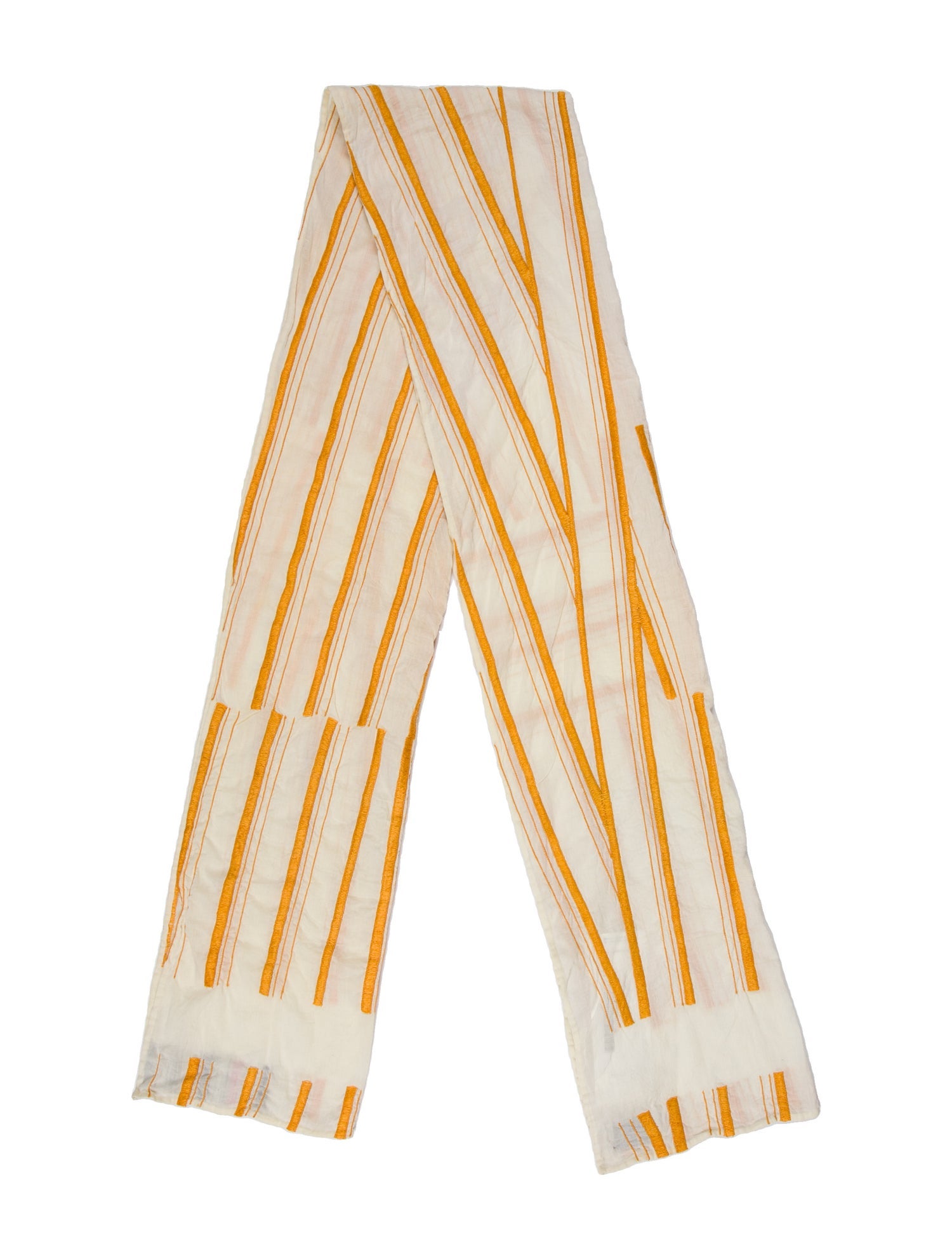 Dries Van Noten Brazil Tattoo Striped Shawl