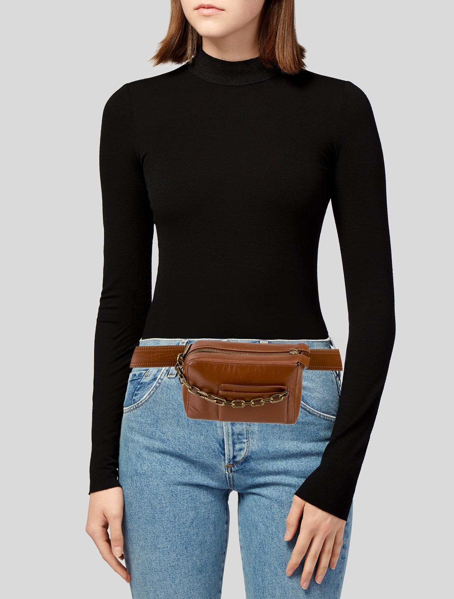 Dries Van Noten Leather Belt Bag