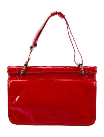 Dries Van Noten Patent Leather Shoulder Bag