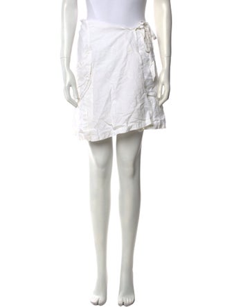 Dries Van Noten Linen Knee-Length Skirt