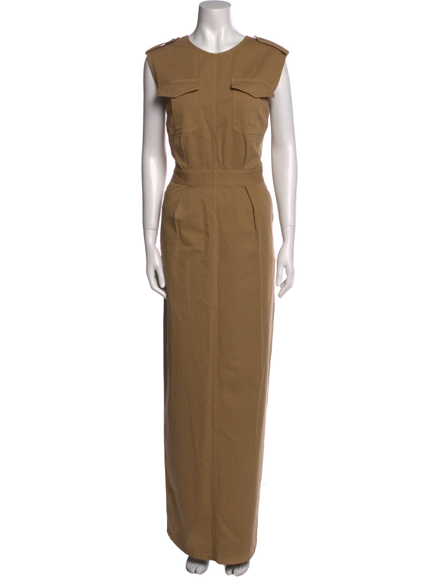 Dries Van Noten Crew Neck Long Dress