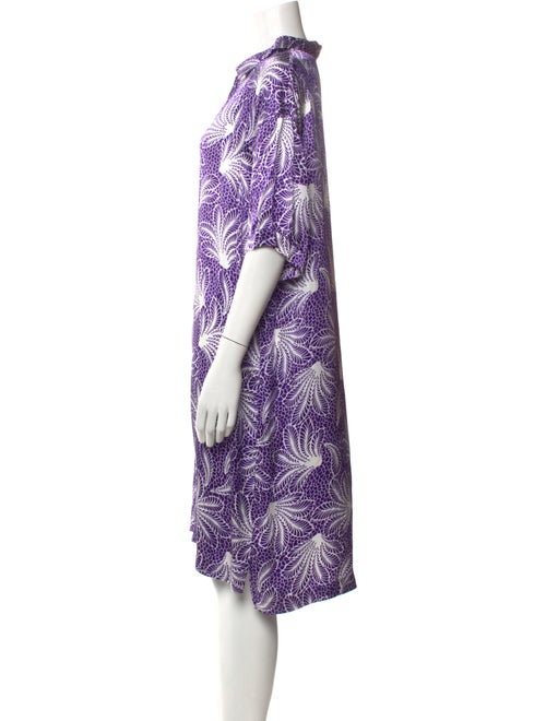 Dries Van Noten Printed Knee-Length Dress
