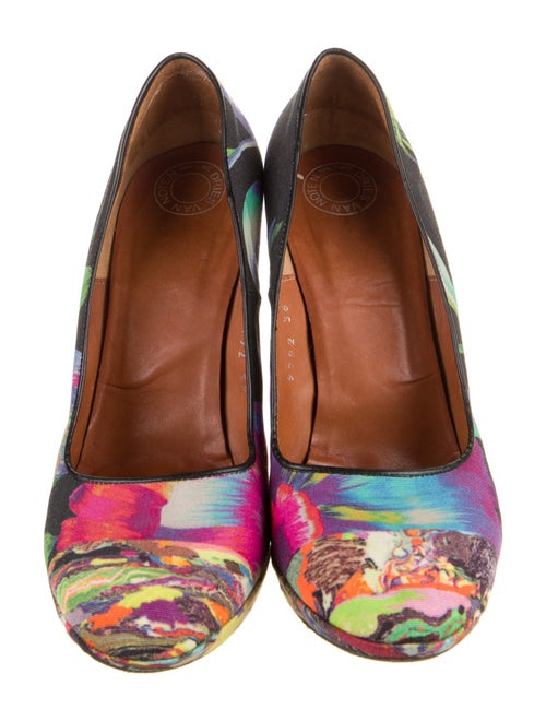 Dries Van Noten Floral Print Pumps