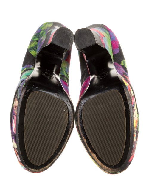 Dries Van Noten Floral Print Pumps