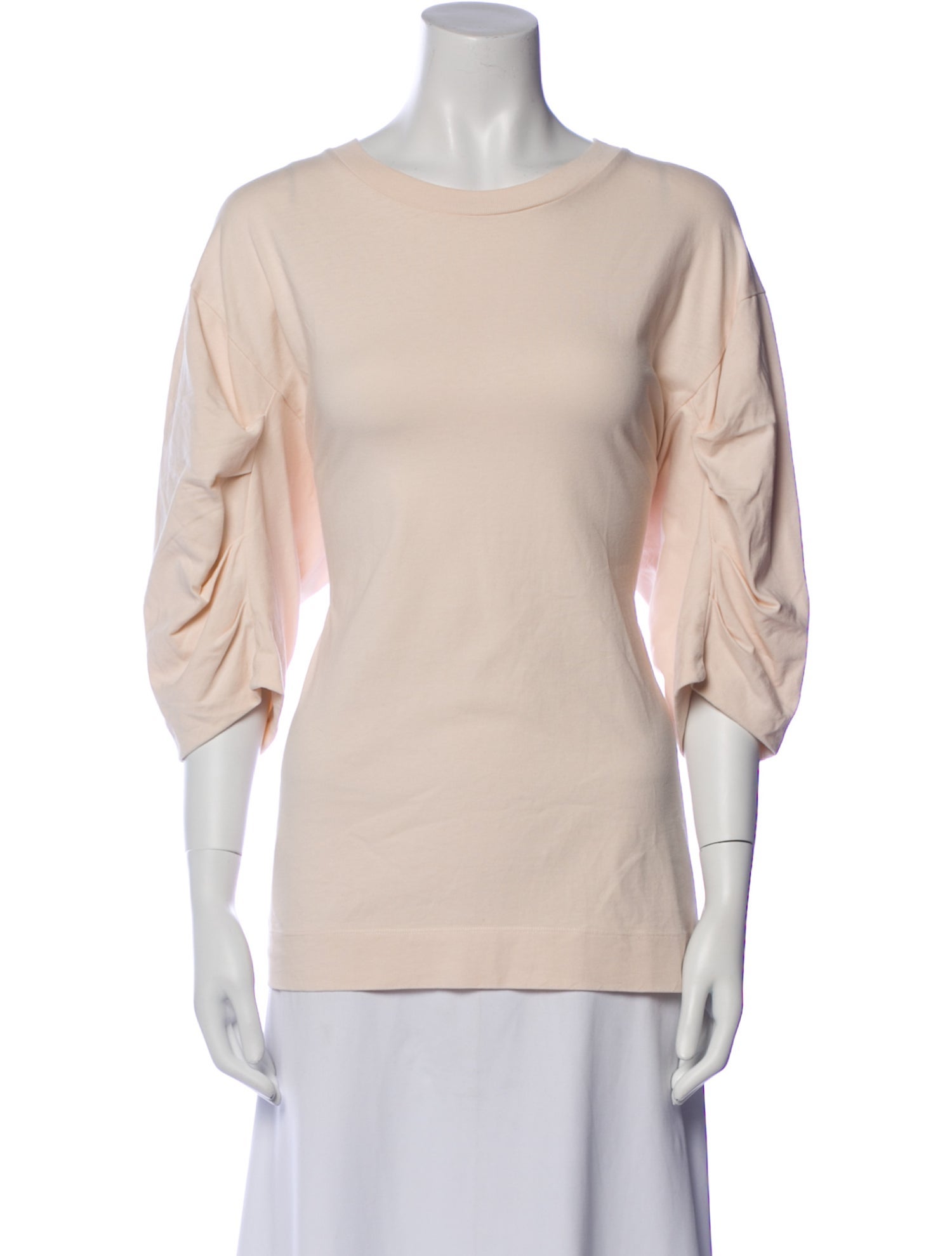 Dries Van Noten Bateau Neckline Three-Quarter Sleeve Top