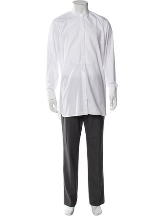 Dries Van Noten Long Sleeve Tuxedo Shirt