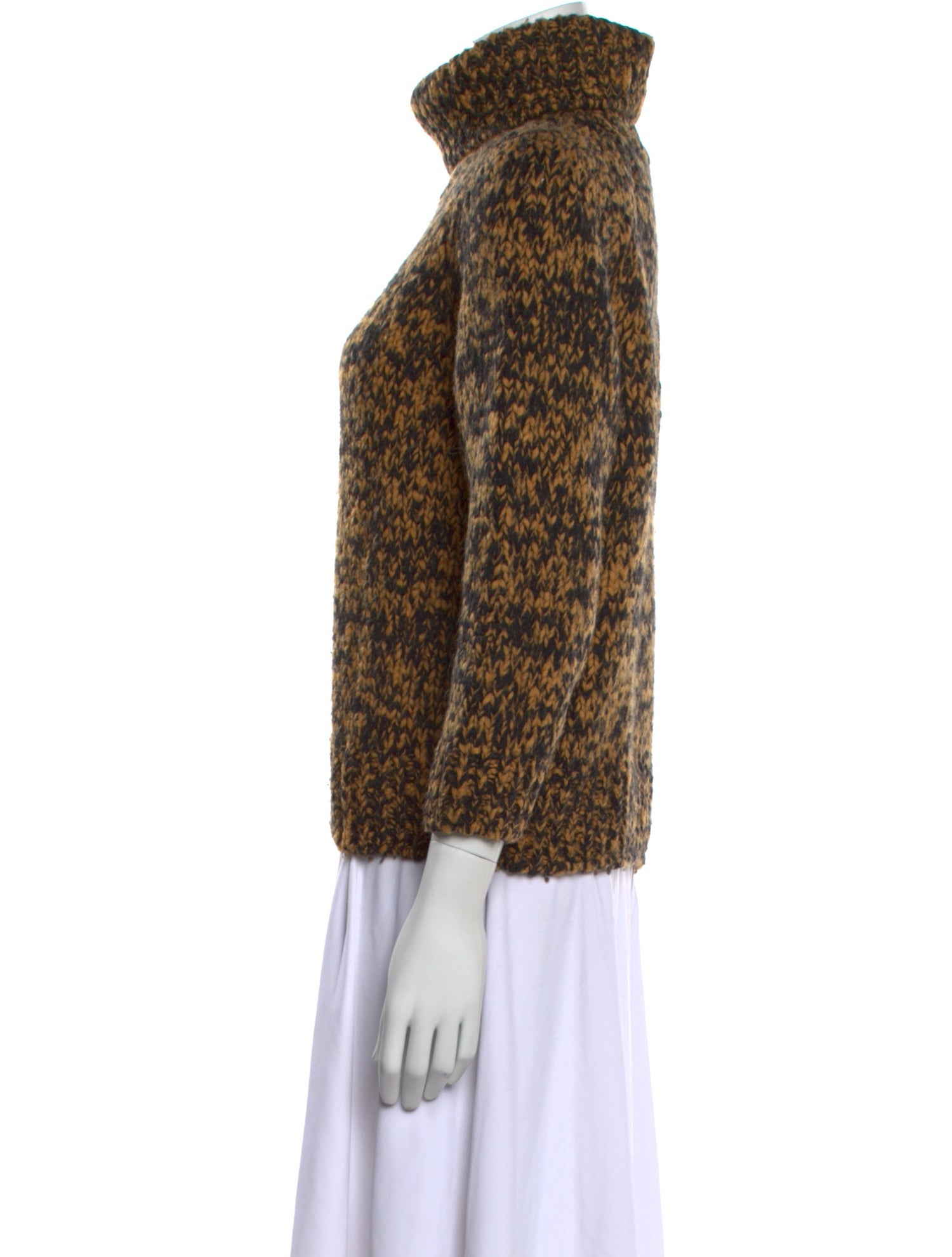 Dries Van Noten Merino Wool Turtleneck Sweater