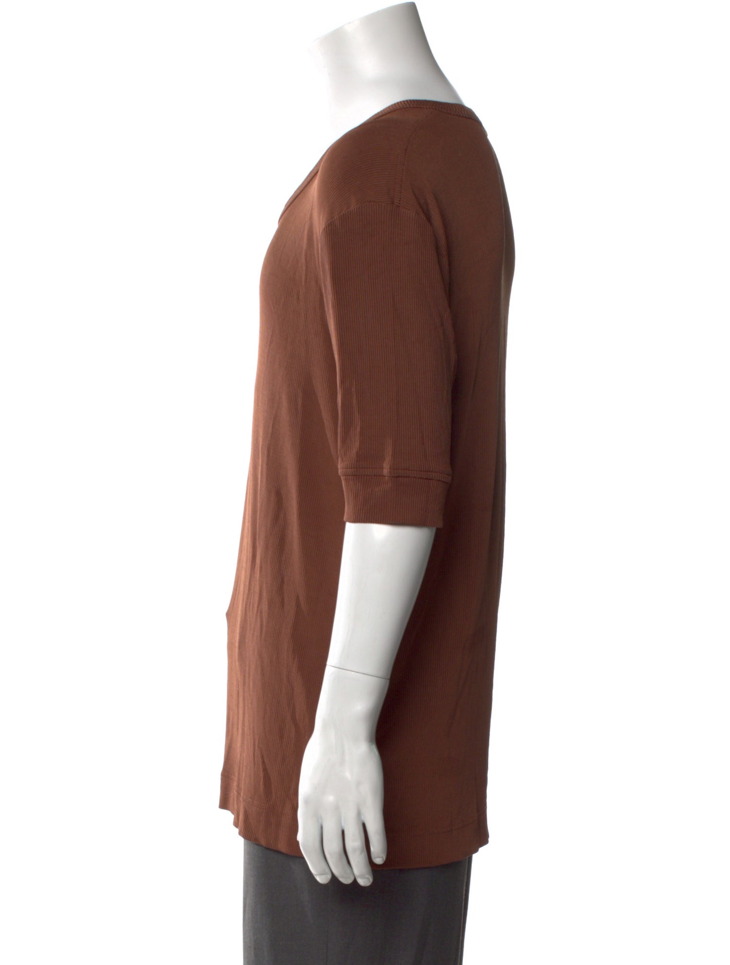 Dries Van Noten Scoop Neck Long Sleeve T-Shirt