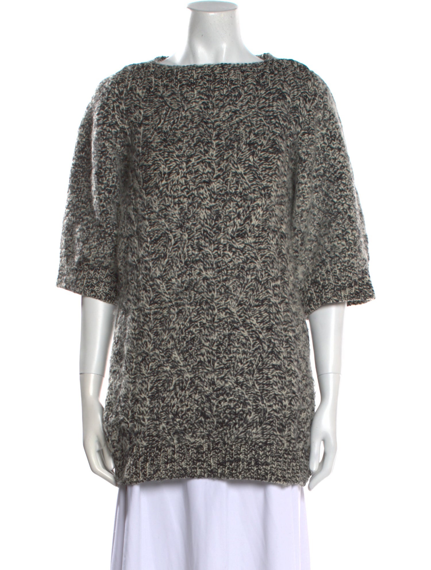 Dries Van Noten Wool Bateau Neckline Sweater