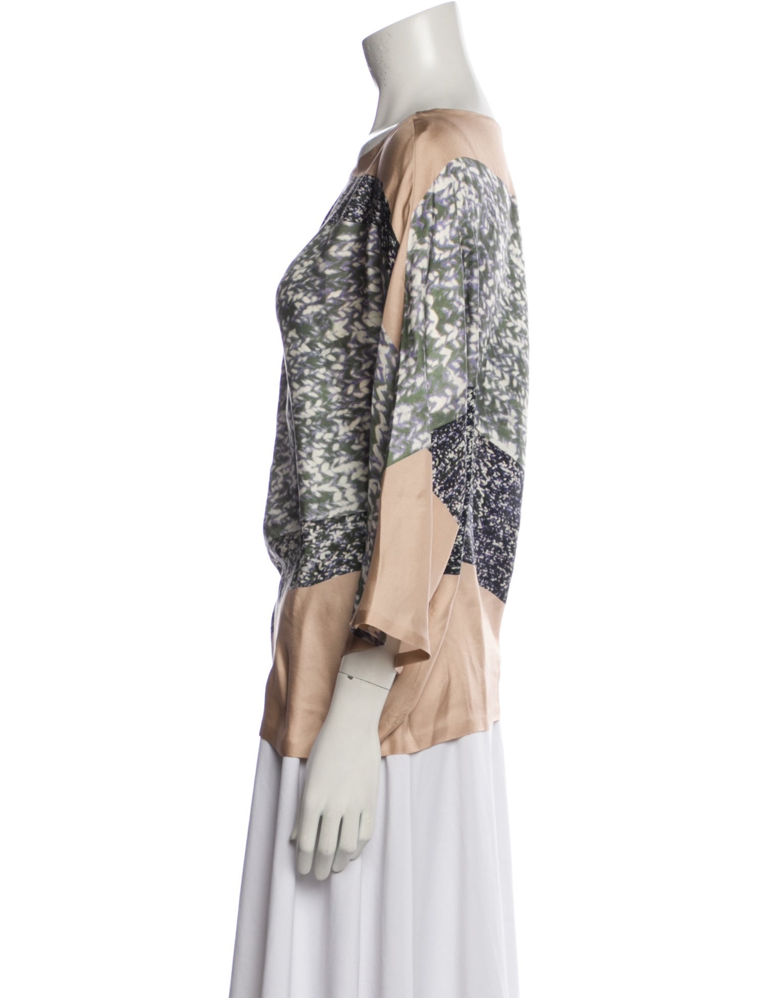 Dries Van Noten Silk Printed Blouse