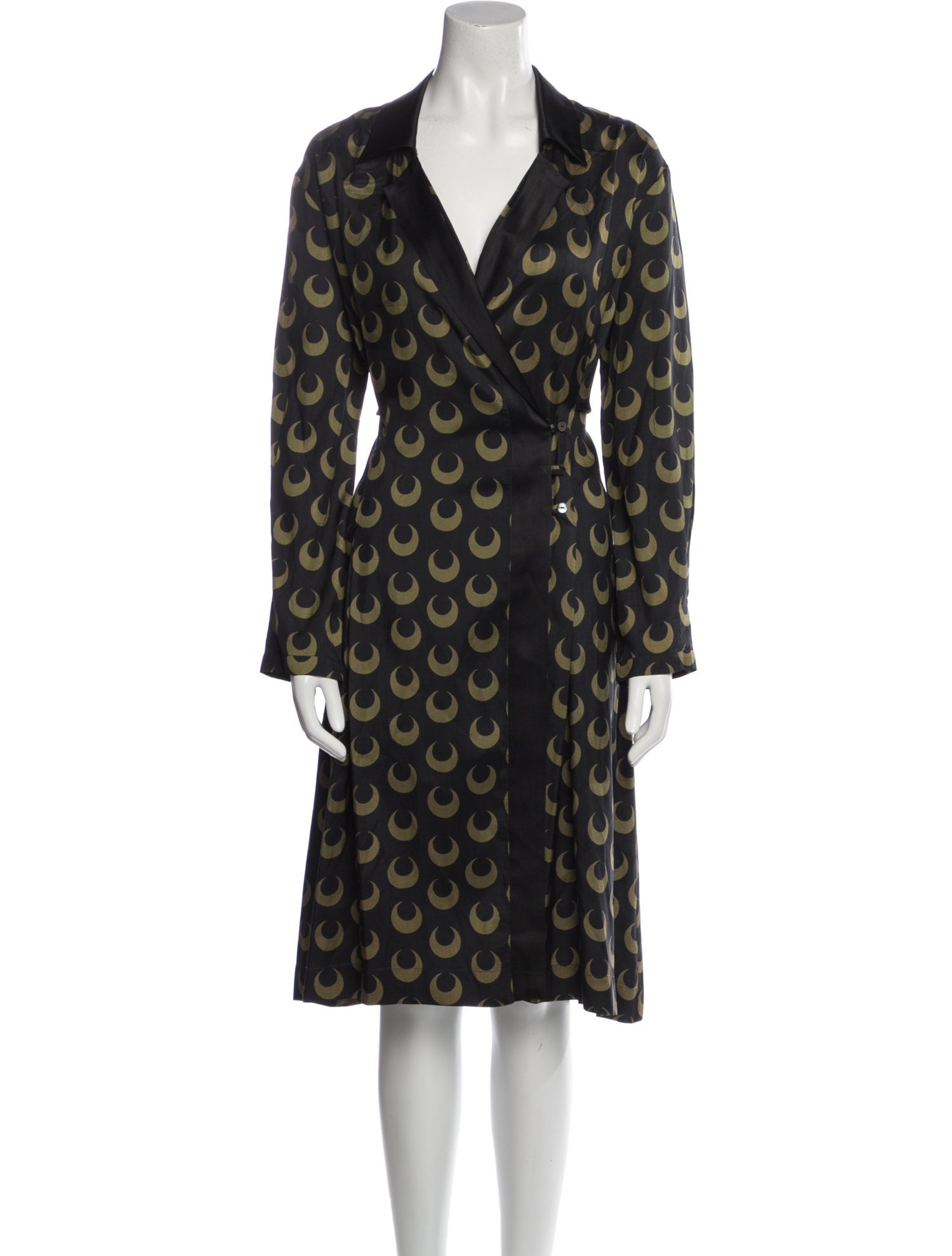 Dries Van Noten Printed Midi Length Dress