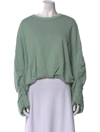 Dries Van Noten Scoop Neck Long Sleeve Sweatshirt