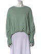 Dries Van Noten Scoop Neck Long Sleeve Sweatshirt