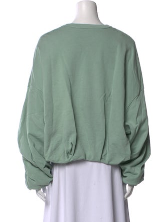 Dries Van Noten Scoop Neck Long Sleeve Sweatshirt