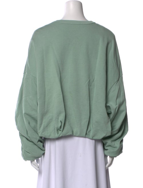 Dries Van Noten Scoop Neck Long Sleeve Sweatshirt