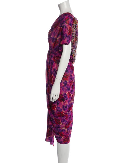 Dries Van Noten Printed Midi Length Dress