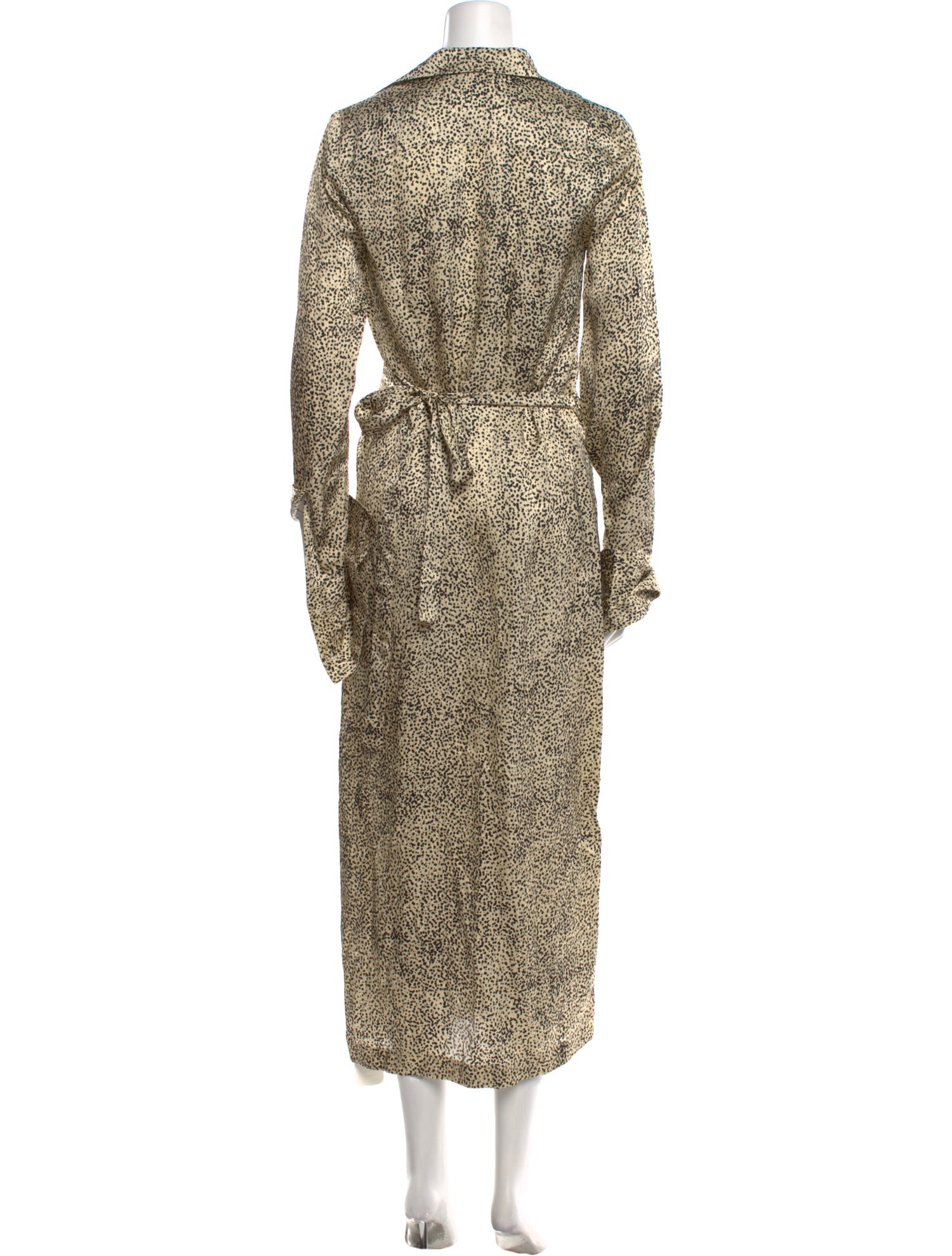 Dries Van Noten Animal Print Long Dress