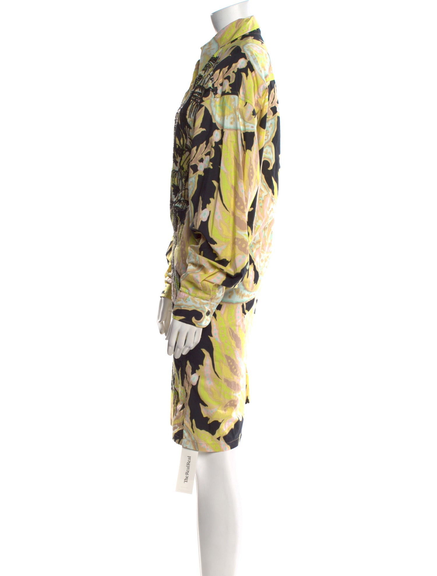Dries Van Noten Printed Knee-Length Dress