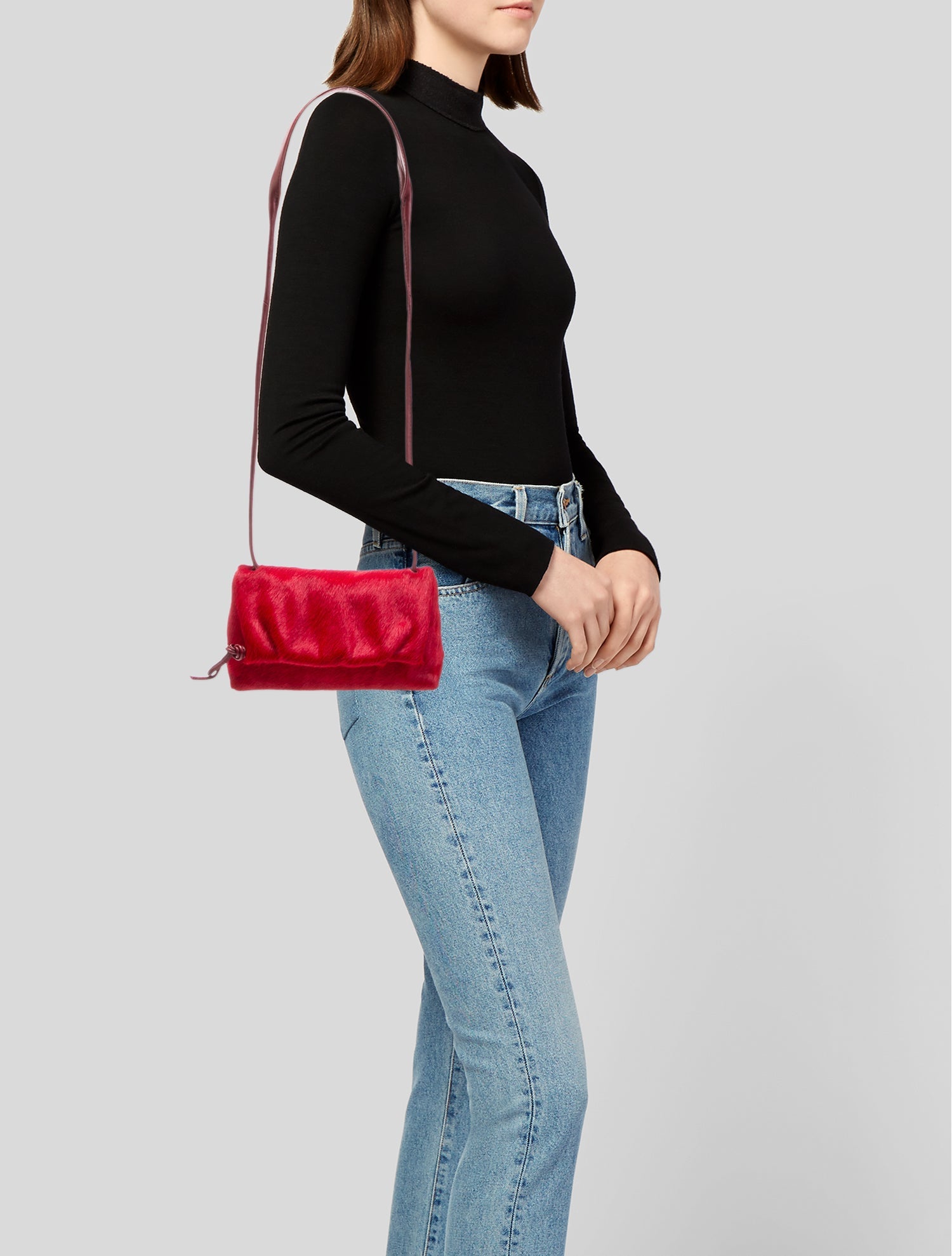 Dries Van Noten Calf Hair Crossbody Bag