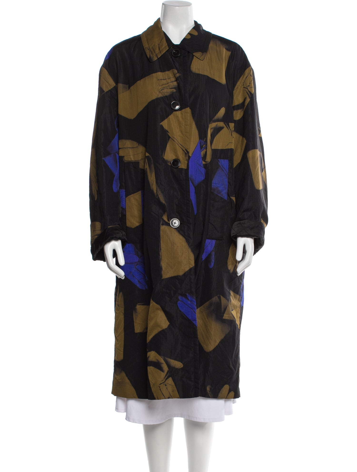 Dries Van Noten Printed Trench Coat