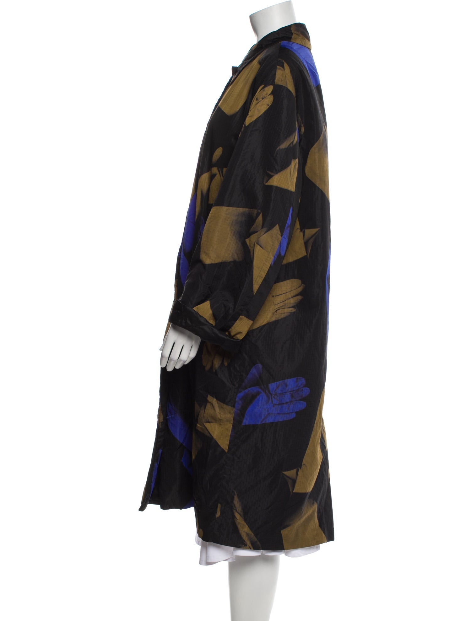 Dries Van Noten Printed Trench Coat