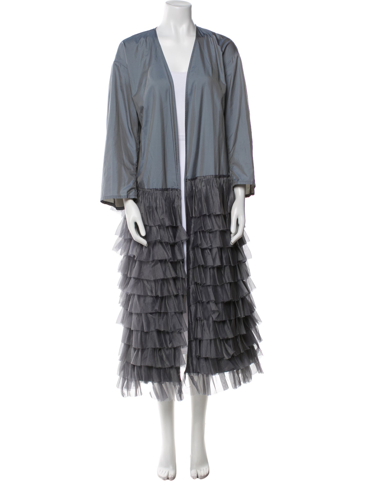 Dries Van Noten Colorblock Pattern Coat