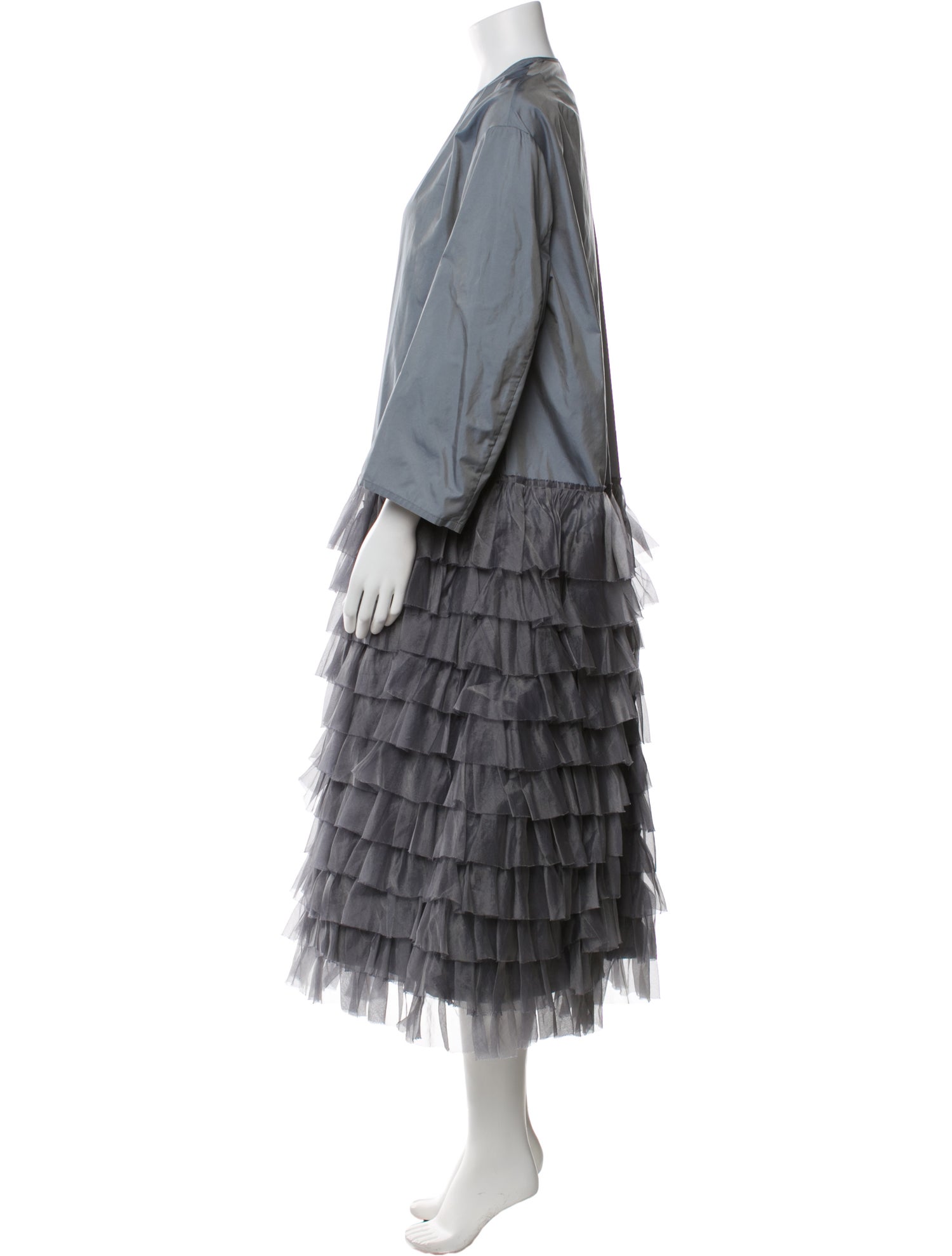 Dries Van Noten Colorblock Pattern Coat