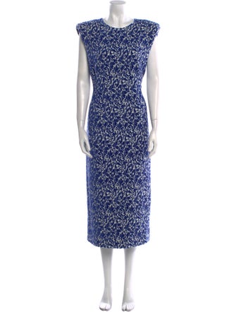 Dries Van Noten Printed Long Dress