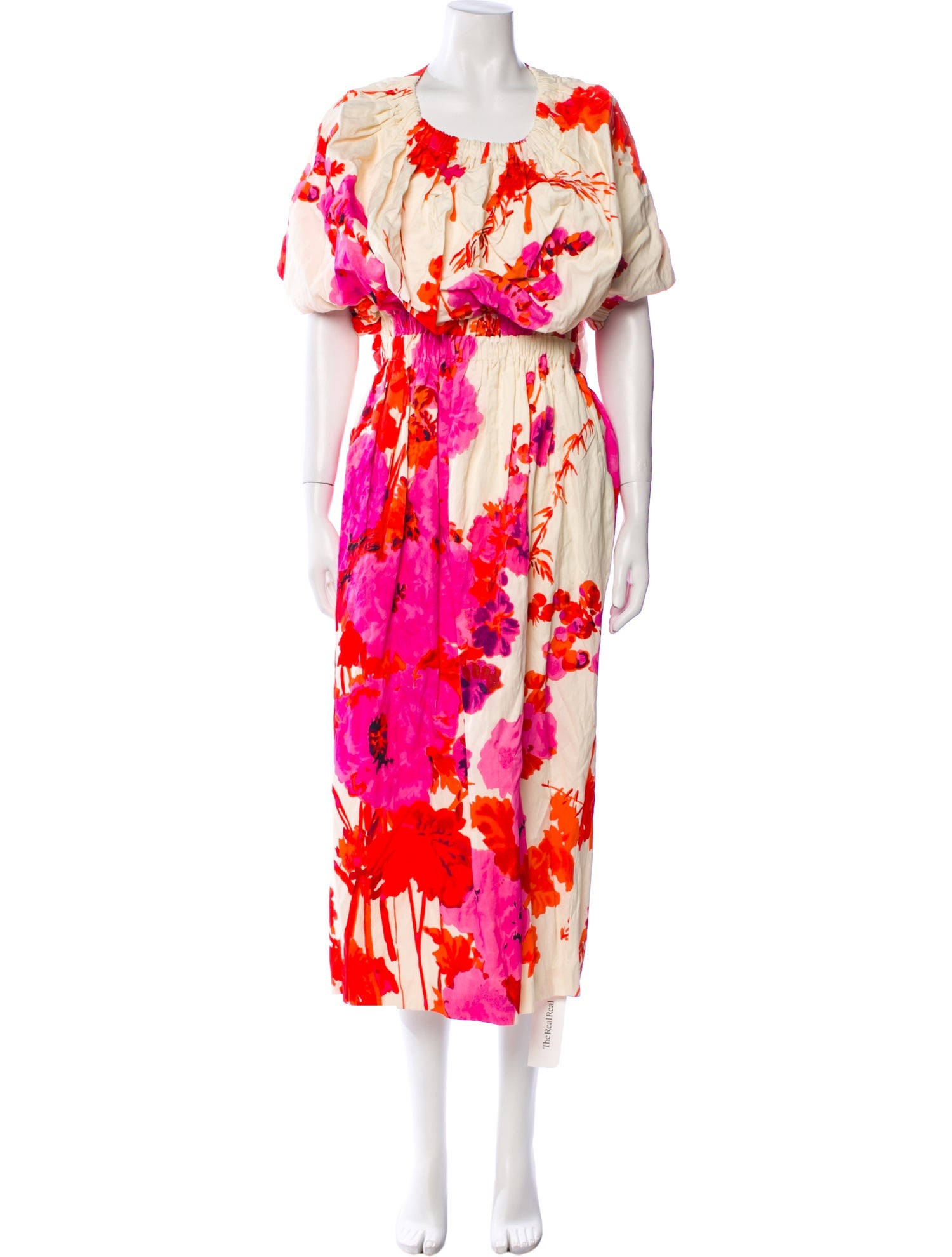 Dries Van Noten Floral Print Long Dress