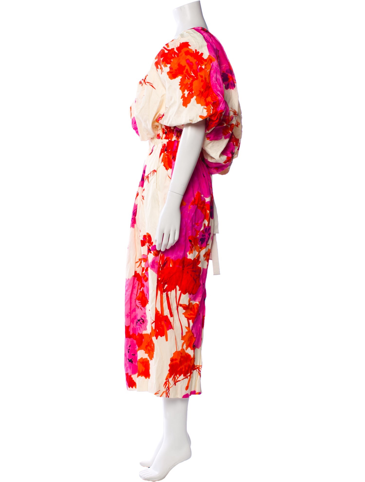 Dries Van Noten Floral Print Long Dress