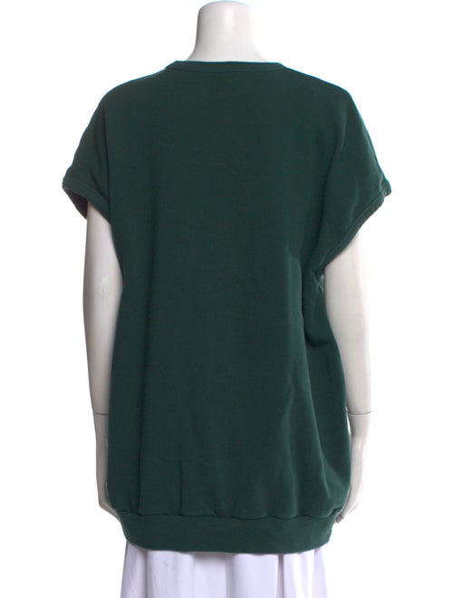 Dries Van Noten Crew Neck Short Sleeve Sweatshirt