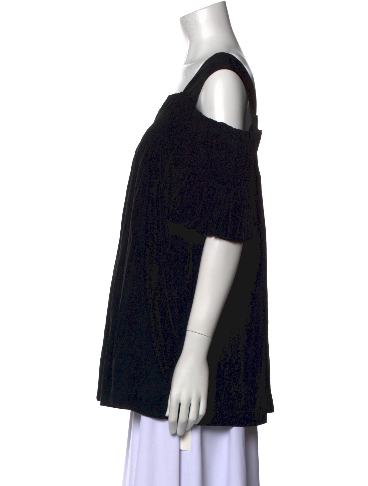 Dries Van Noten Square Neckline Short Sleeve Blouse