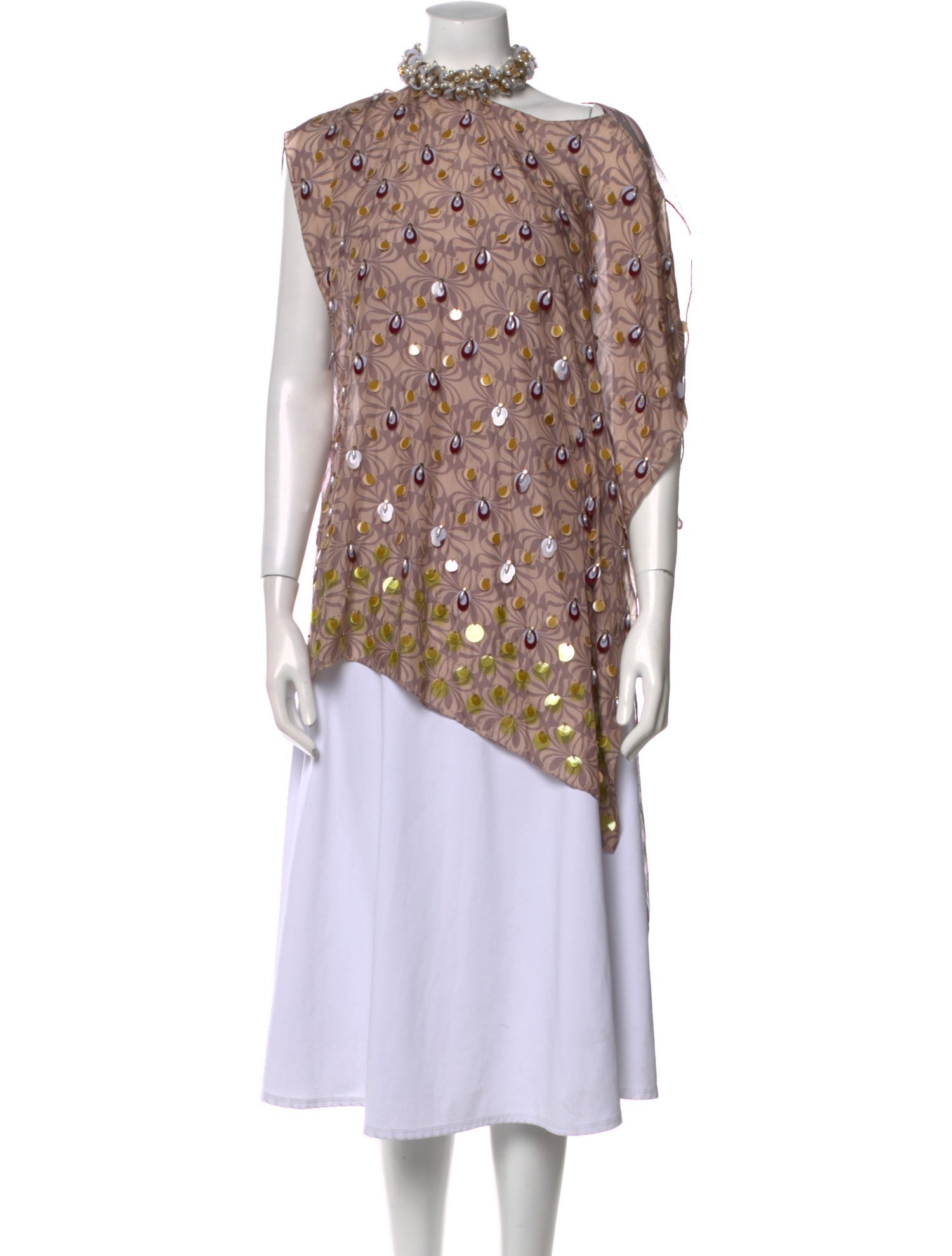 Dries Van Noten Silk Floral Print Tunic