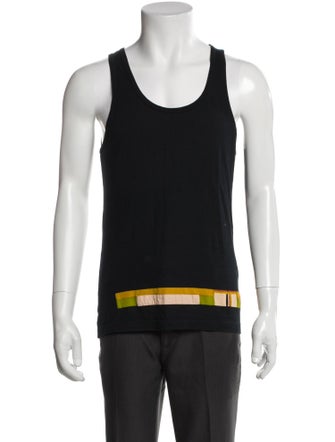 Dries Van Noten Scoop Neck Sleeveless T-Shirt