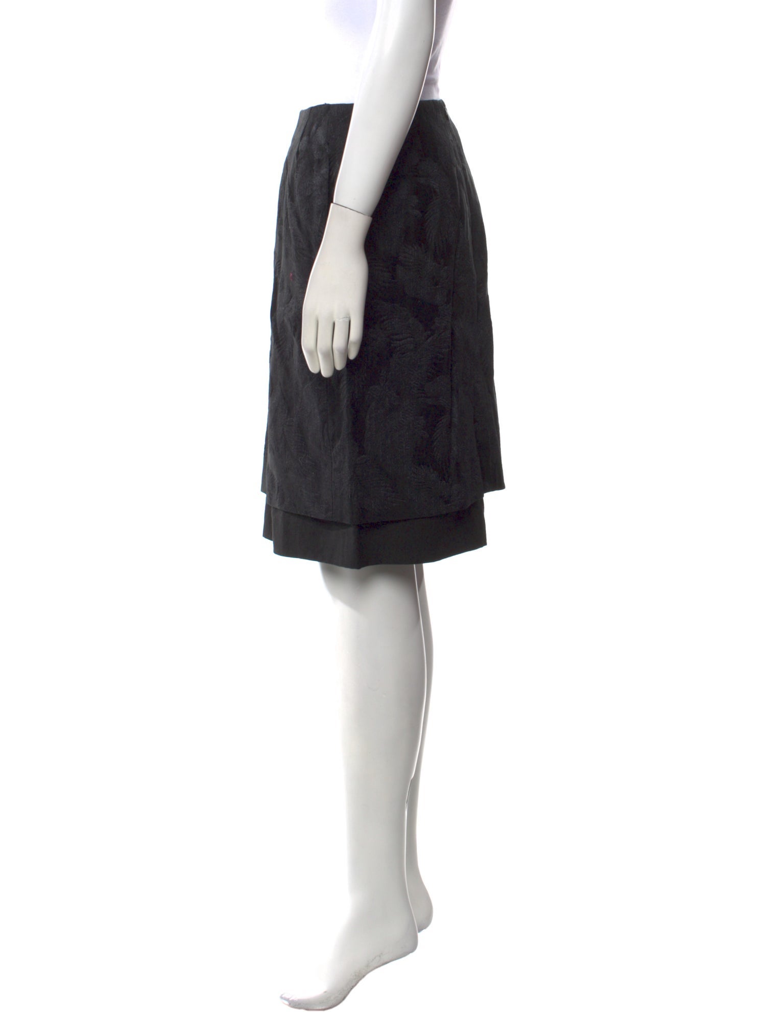 Dries Van Noten Floral Print Knee-Length Skirt